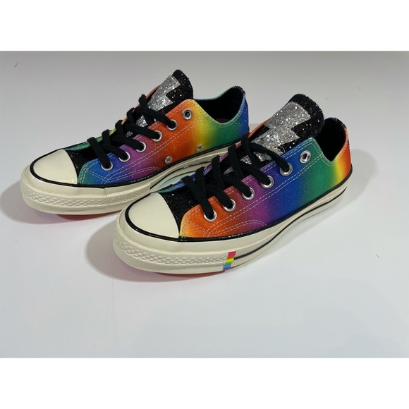 Converse Shoes Pride Rainbow Glitter Converse Low Tops Poshmark